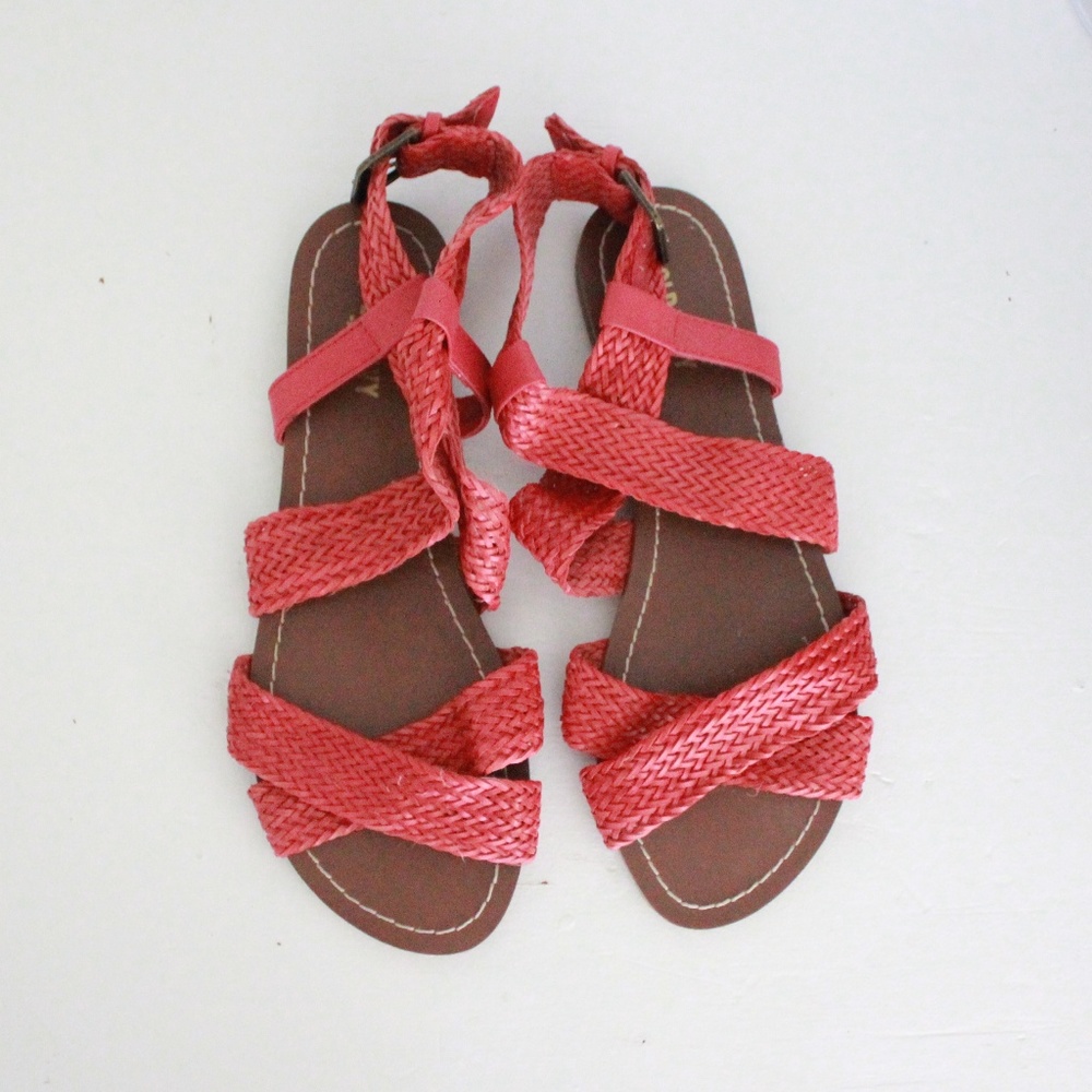 Old Navy Woven Red Sandal